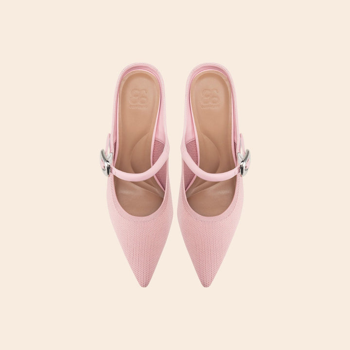 Abigail – Women’s Pointed-Toe Mesh Heel Mules
