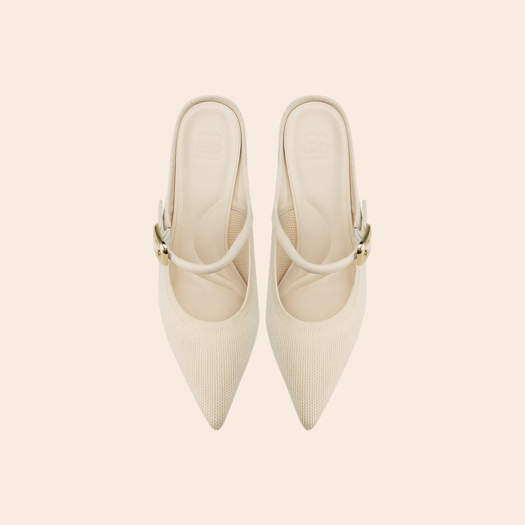 Abigail – Women’s Pointed-Toe Mesh Heel Mules