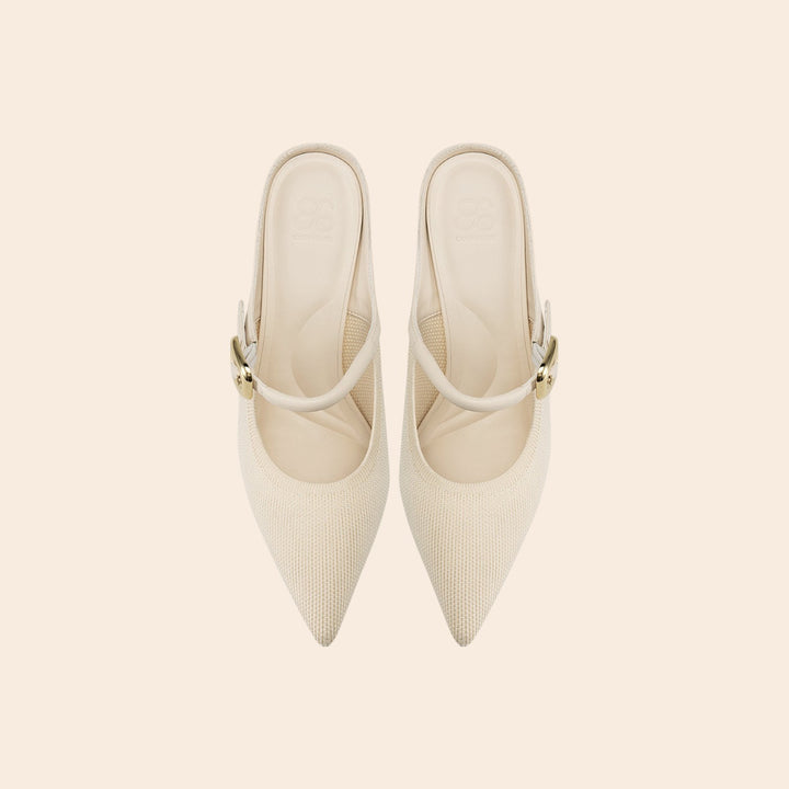 Abigail – Women’s Pointed-Toe Mesh Heel Mules