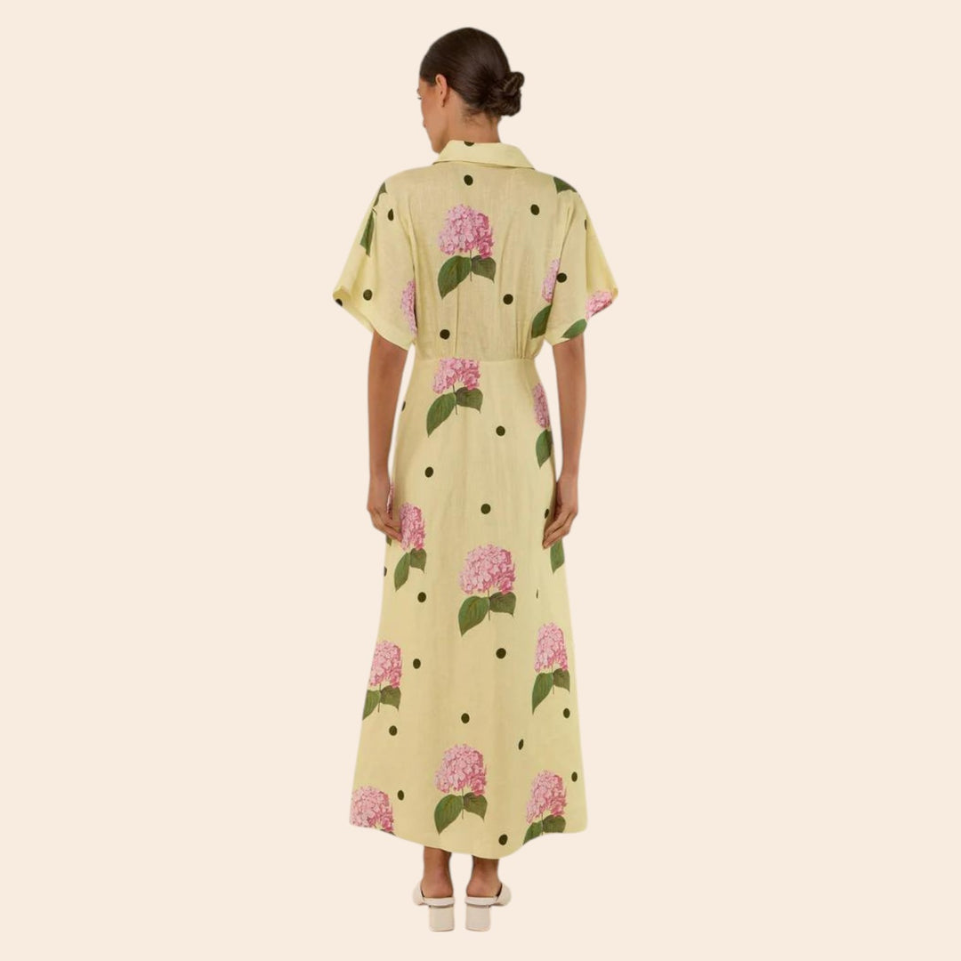Lisa – Women’s Polka Dot A-Line Statement Dress
