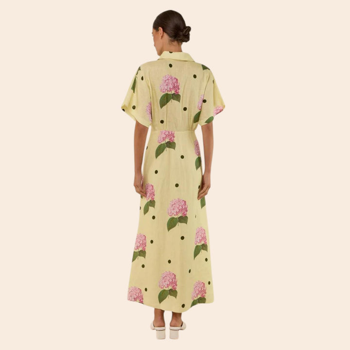Lisa – Women’s Polka Dot A-Line Statement Dress