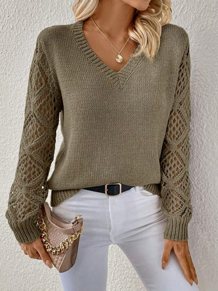 Molina – Soft Knit Women’s V-Neck Sweater