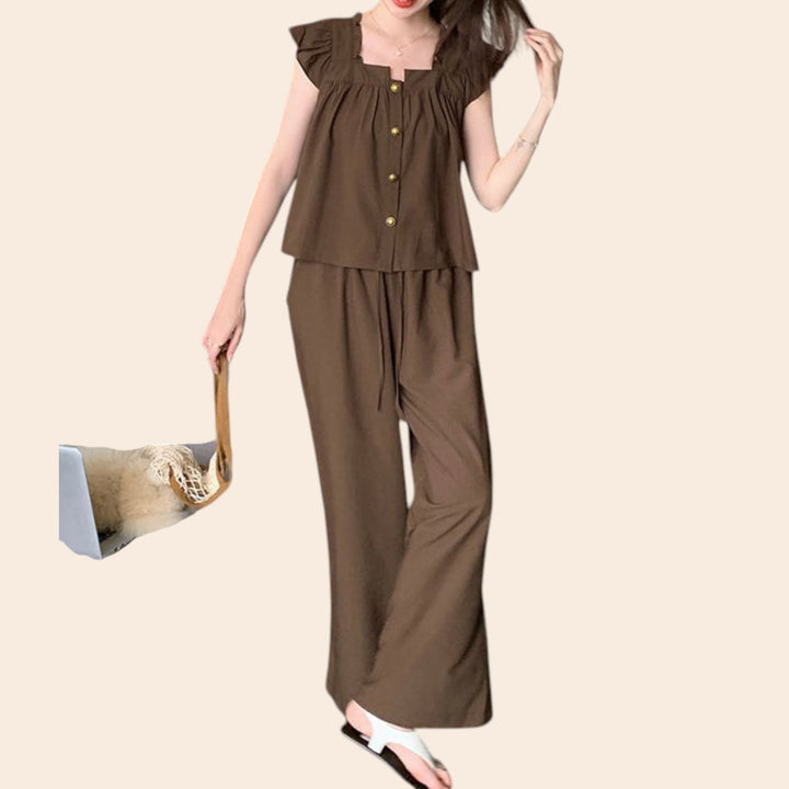 Maureen – Summer Slim Retro Two-Piece Suit for Women