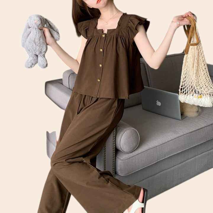 Maureen – Summer Slim Retro Two-Piece Suit for Women