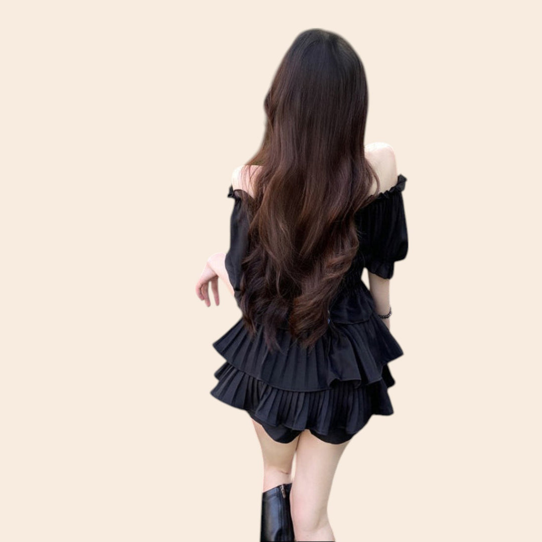 Myah – Elegant Women’s Off-Shoulder Top & Skirt Set