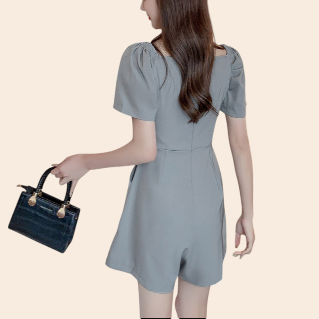 Mollly – Puff-Sleeve Women’s One-Piece Summer Romper