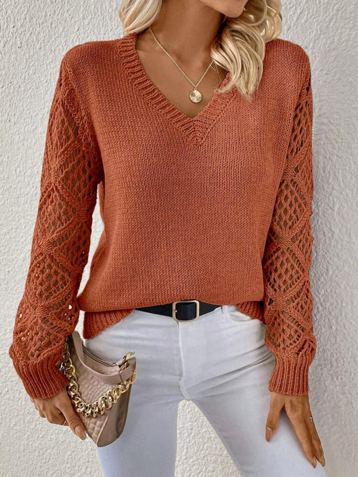 Molina – Soft Knit Women’s V-Neck Sweater