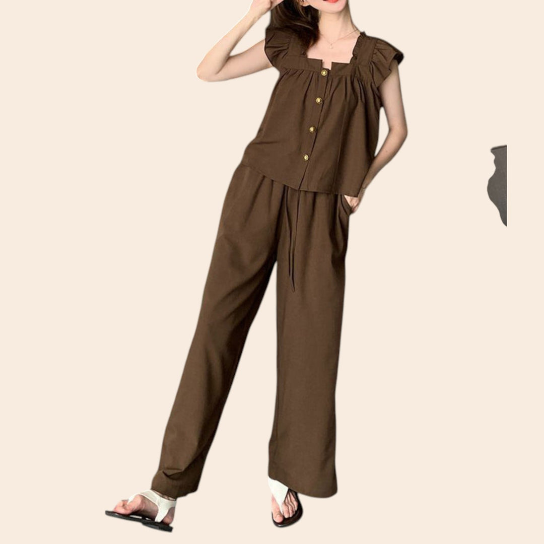 Maureen – Summer Slim Retro Two-Piece Suit for Women