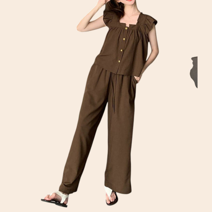 Maureen – Summer Slim Retro Two-Piece Suit for Women