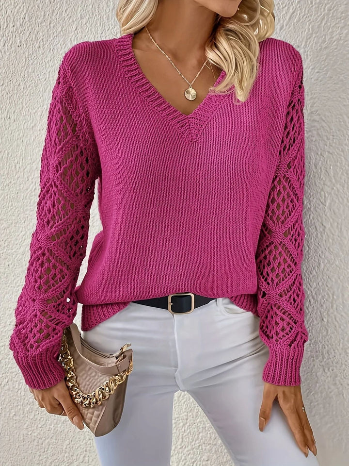 Molina – Soft Knit Women’s V-Neck Sweater