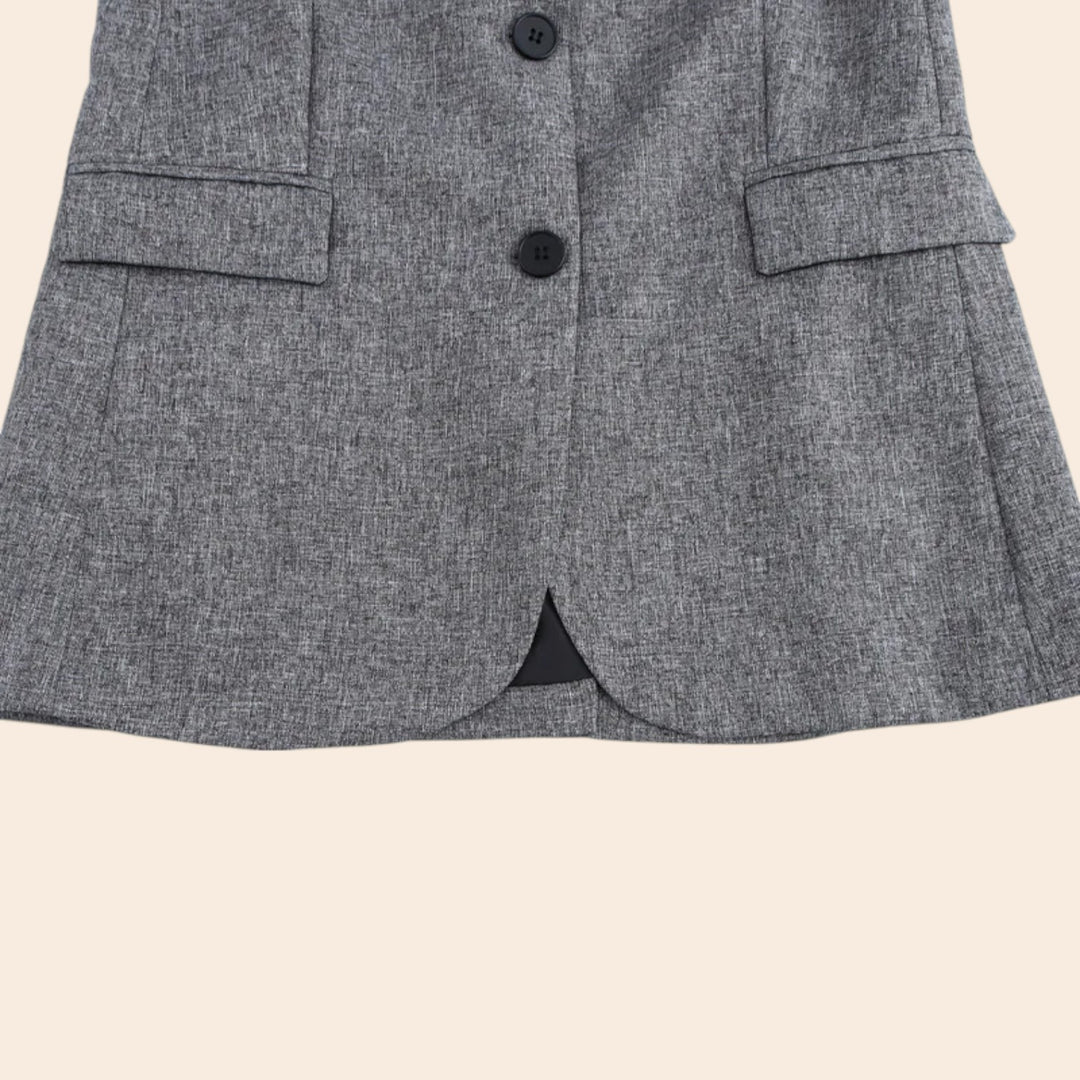 Colleen – Tailored Women’s Grey Blazer
