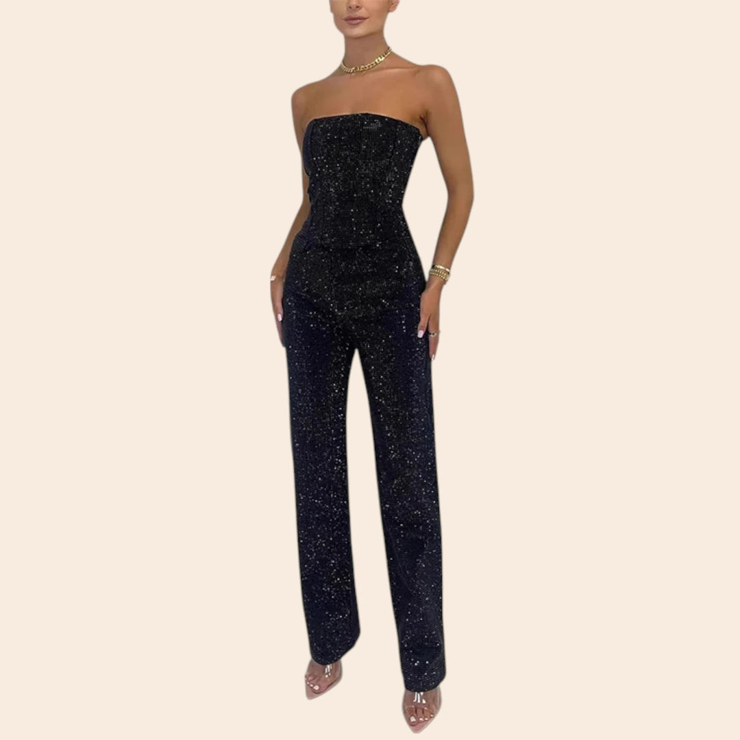 Lyla – Shiny Wide Leg Women’s Jeans