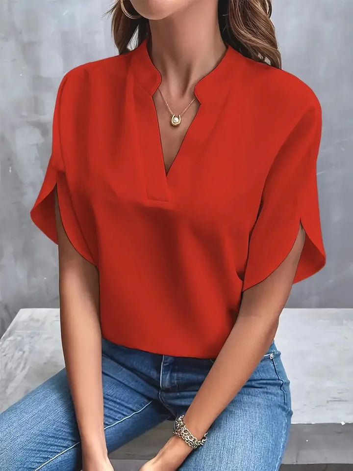Amarilyn – Relaxed Women’s V-Neck Blouse