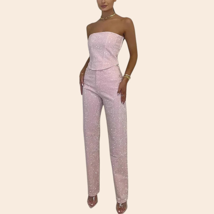 Lyla – Shiny Wide Leg Women’s Jeans