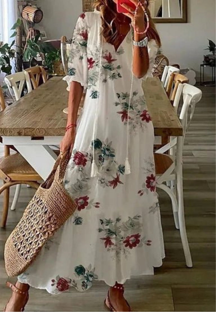 Billie – Flowing Women’s Boho Midi Dress
