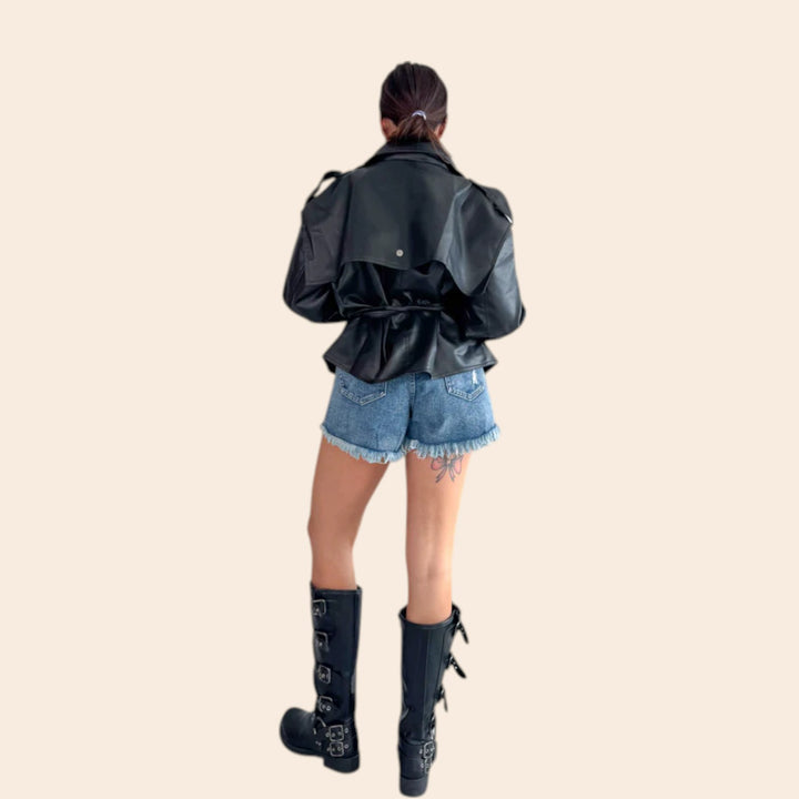 Mollie – Classic-Fit Women’s Leather Jacket