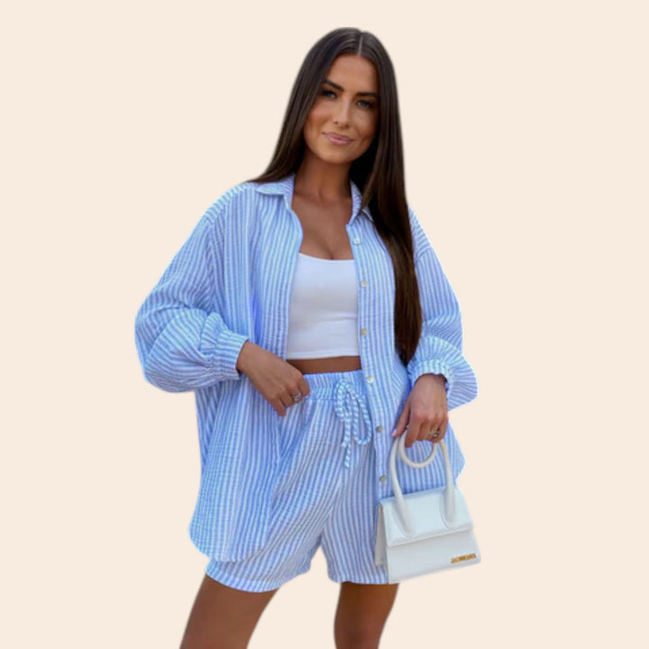 Milah – Striped Women’s Summer Co-ord Set