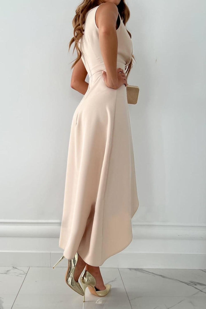 Marah – Elegant Women’s Wrap Midi Dress