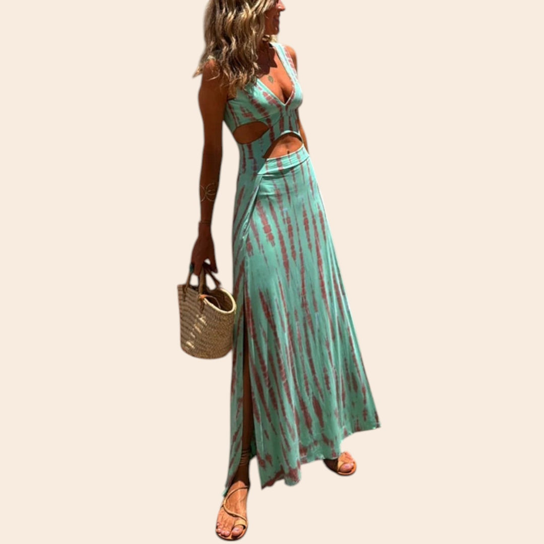 Luella –Stretch Slit Dress for Women