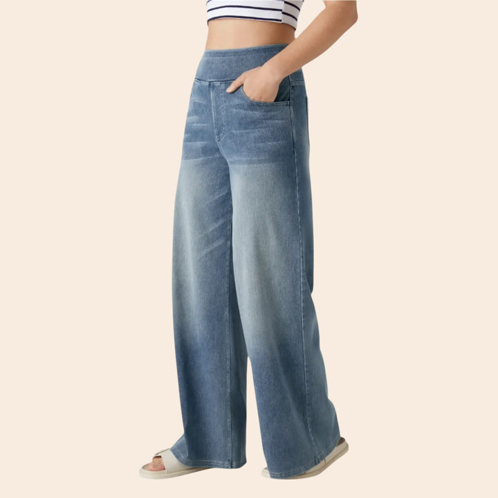 Freya – High-Waisted Women’s Stretch Trousers