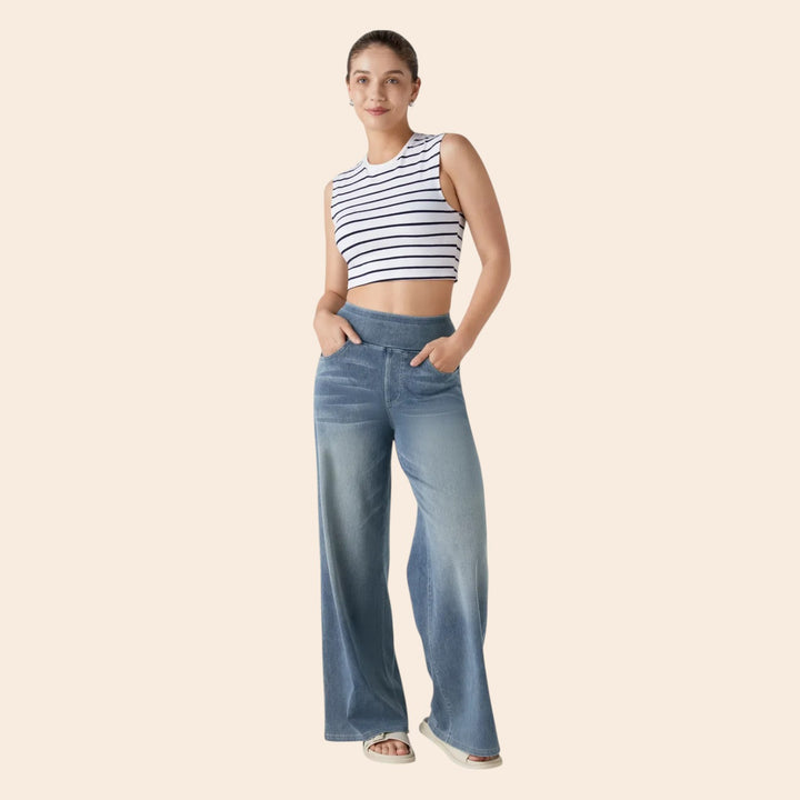 Freya – High-Waisted Women’s Stretch Trousers