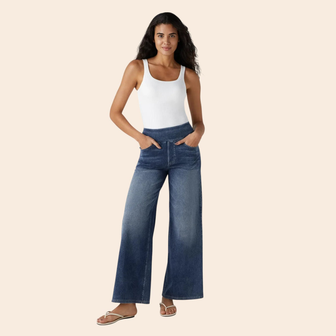 Freya – High-Waisted Women’s Stretch Trousers