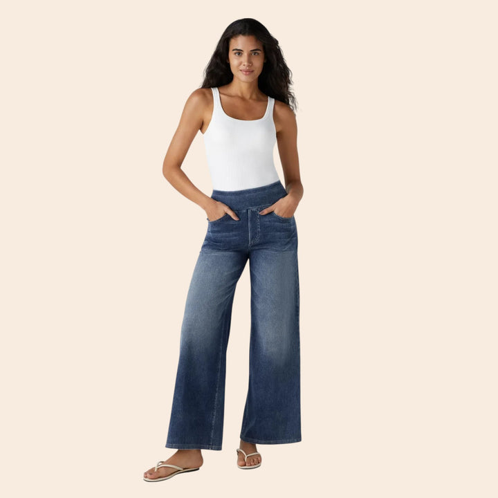 Freya – High-Waisted Women’s Stretch Trousers
