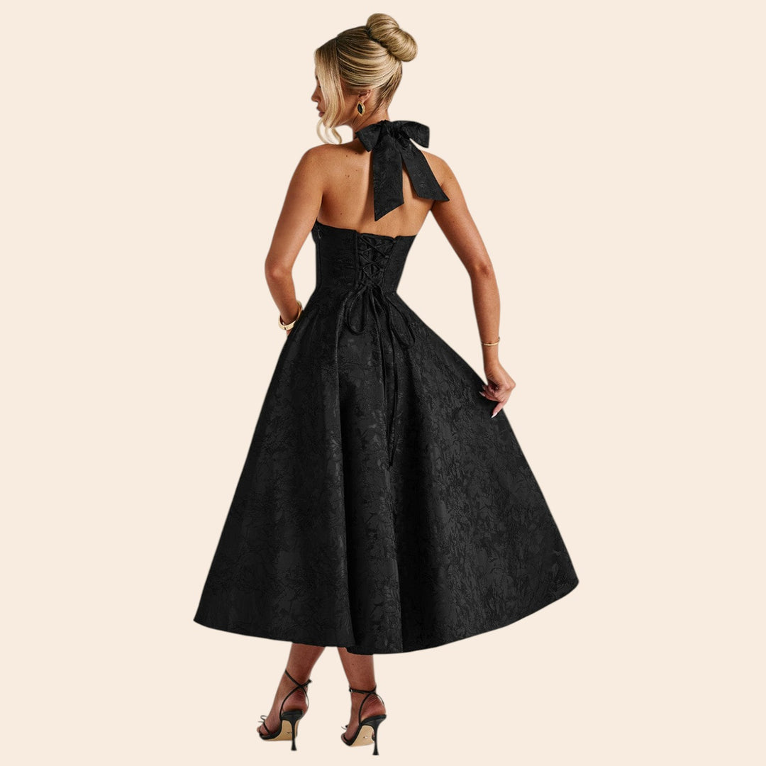 Cassie – Women’s Black Maxi Dress