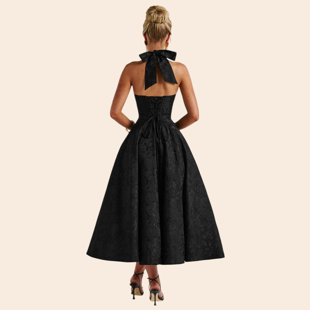 Cassie – Women’s Black Maxi Dress
