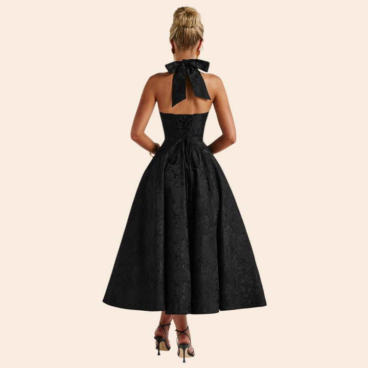 Cassie – Women’s Black Maxi Dress