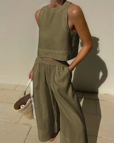 Marivic – Lightweight Women’s Summer Two-Piece Outfit