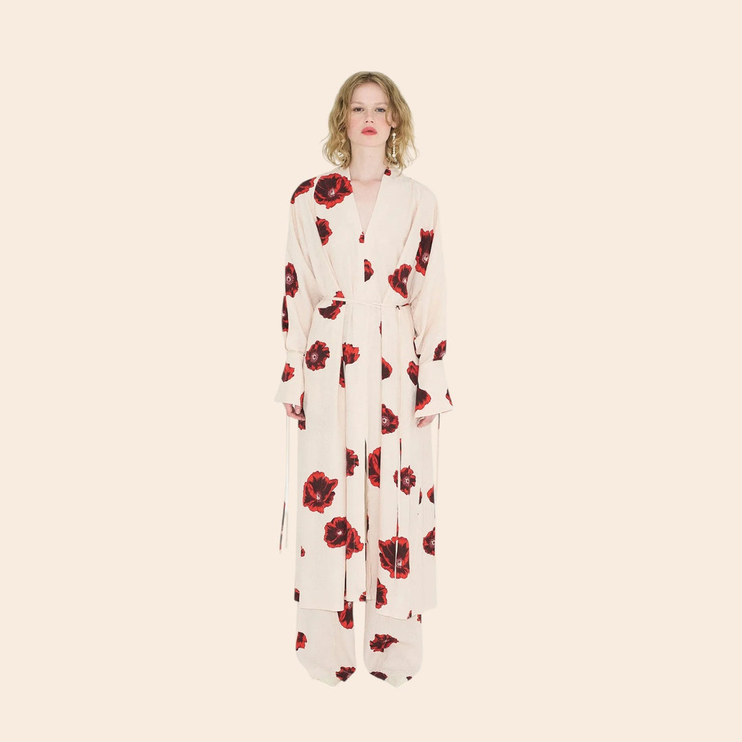 Loretta – Floral Elegance Women’s Kimono Dress