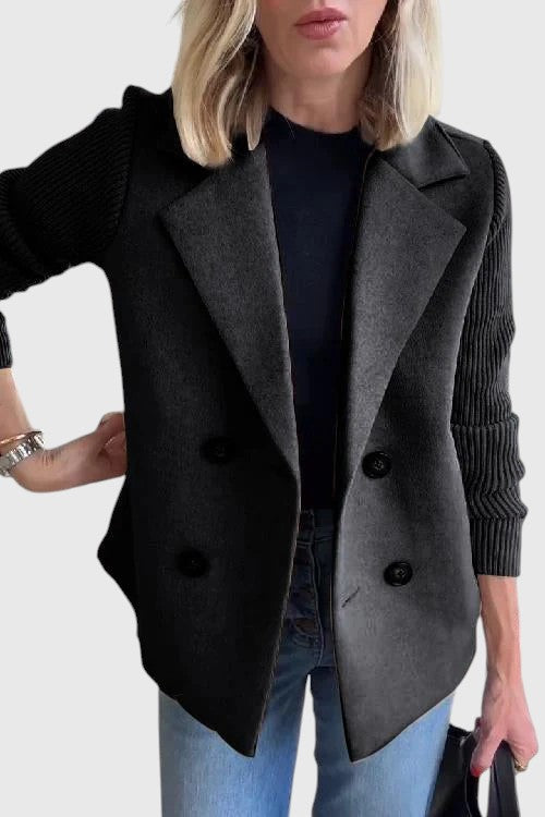 Stephie – Ribbed Knit Women’s Casual Blazer