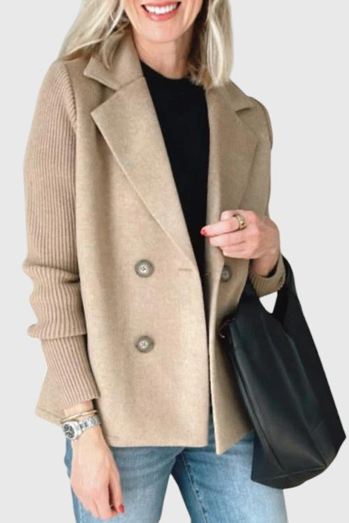 Stephie – Ribbed Knit Women’s Casual Blazer