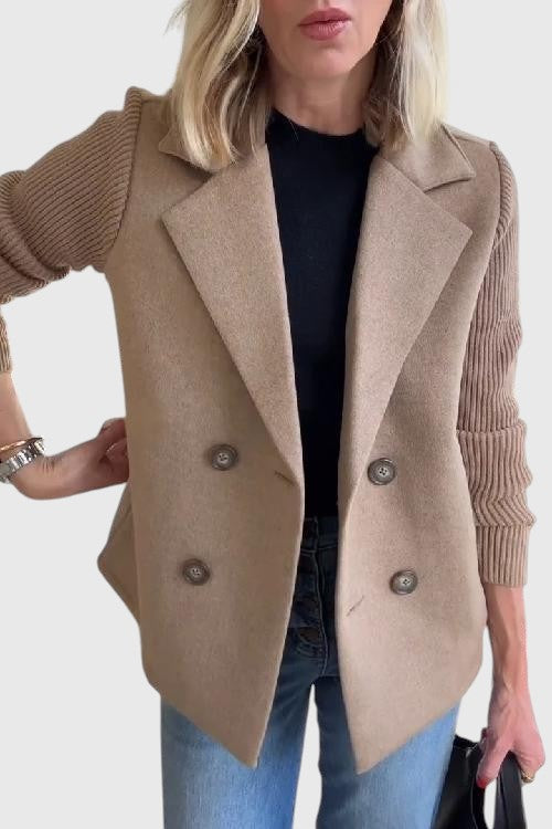 Stephie – Ribbed Knit Women’s Casual Blazer