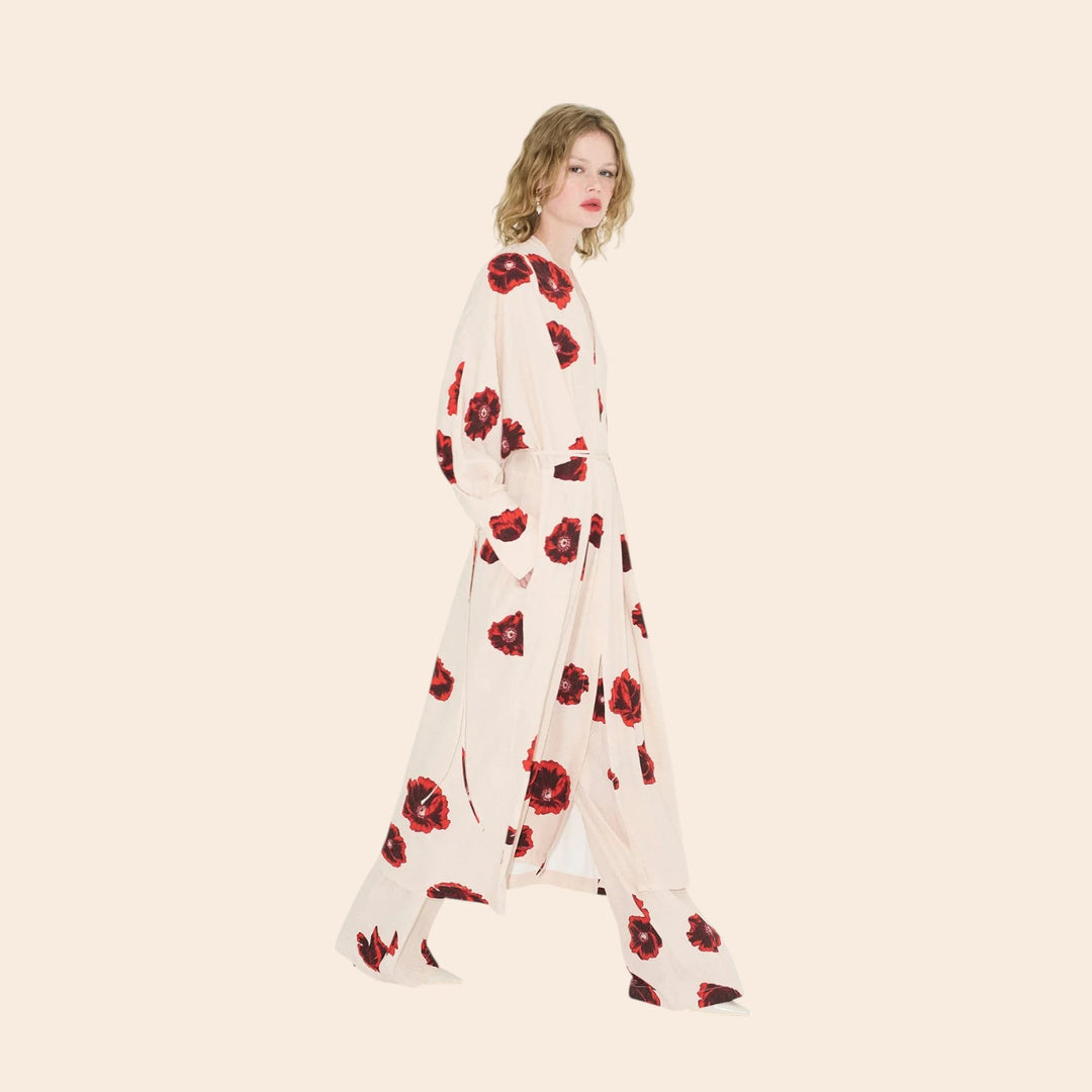 Loretta – Floral Elegance Women’s Kimono Dress