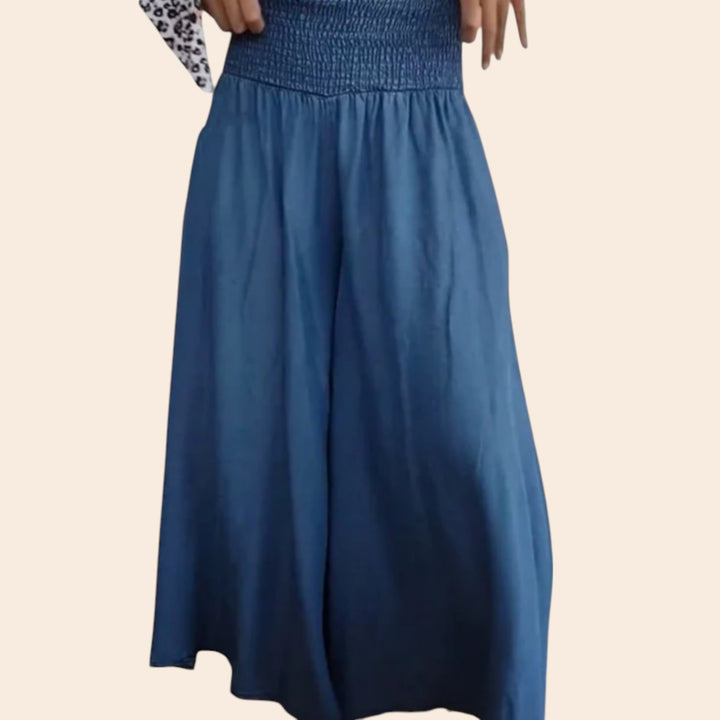Amélie - High-Waisted Wide-Leg Jeans for Women with Pockets