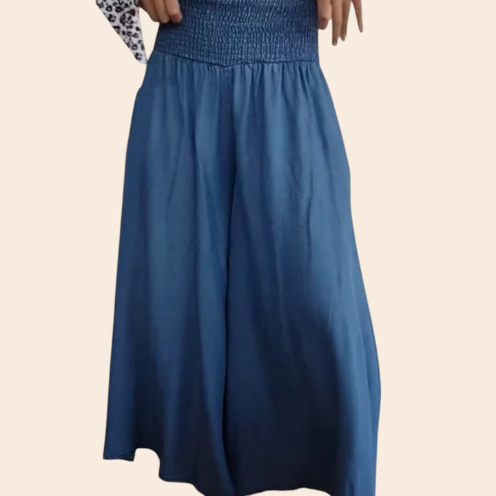Amélie - High-Waisted Wide-Leg Jeans for Women with Pockets