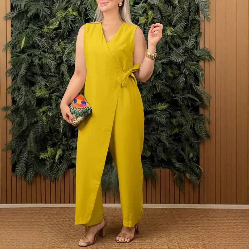 Janna – Flowing Women’s Linen-Cotton Jumpsuit